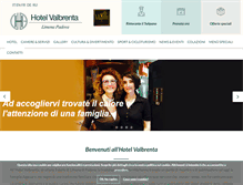 Tablet Screenshot of hotelvalbrenta.com